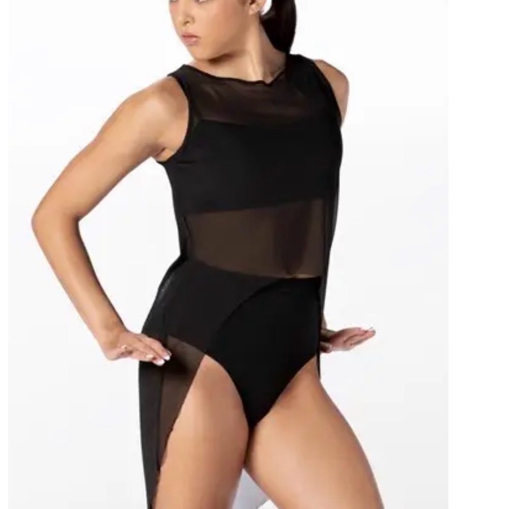 Balera high/low mesh tunic